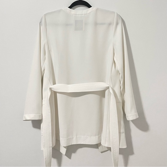 Aritzia | Little Moon Poppy Robe Open Front Jacket White Size Small - Picture 6 of 10